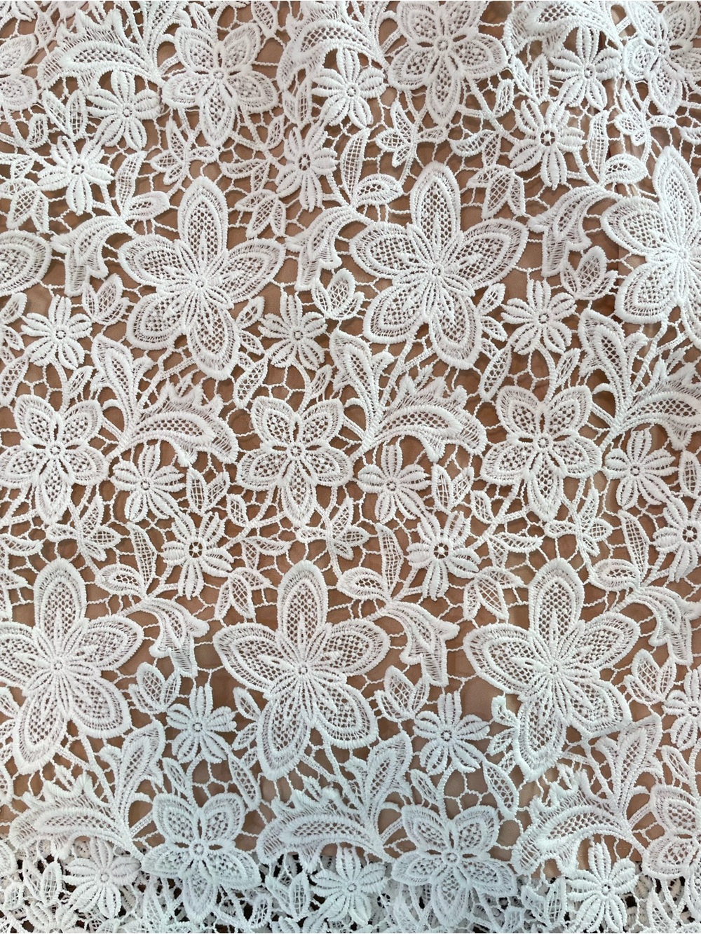Jill Stuart Sleeveless White Floral Lace Sheath Dress size 8 - Picture 6 of 8